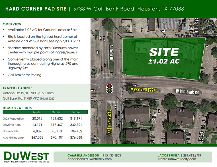 5738 W Gulf Bank Rd, Houston, TX à louer - Photo du b timent - Image 2 de 3