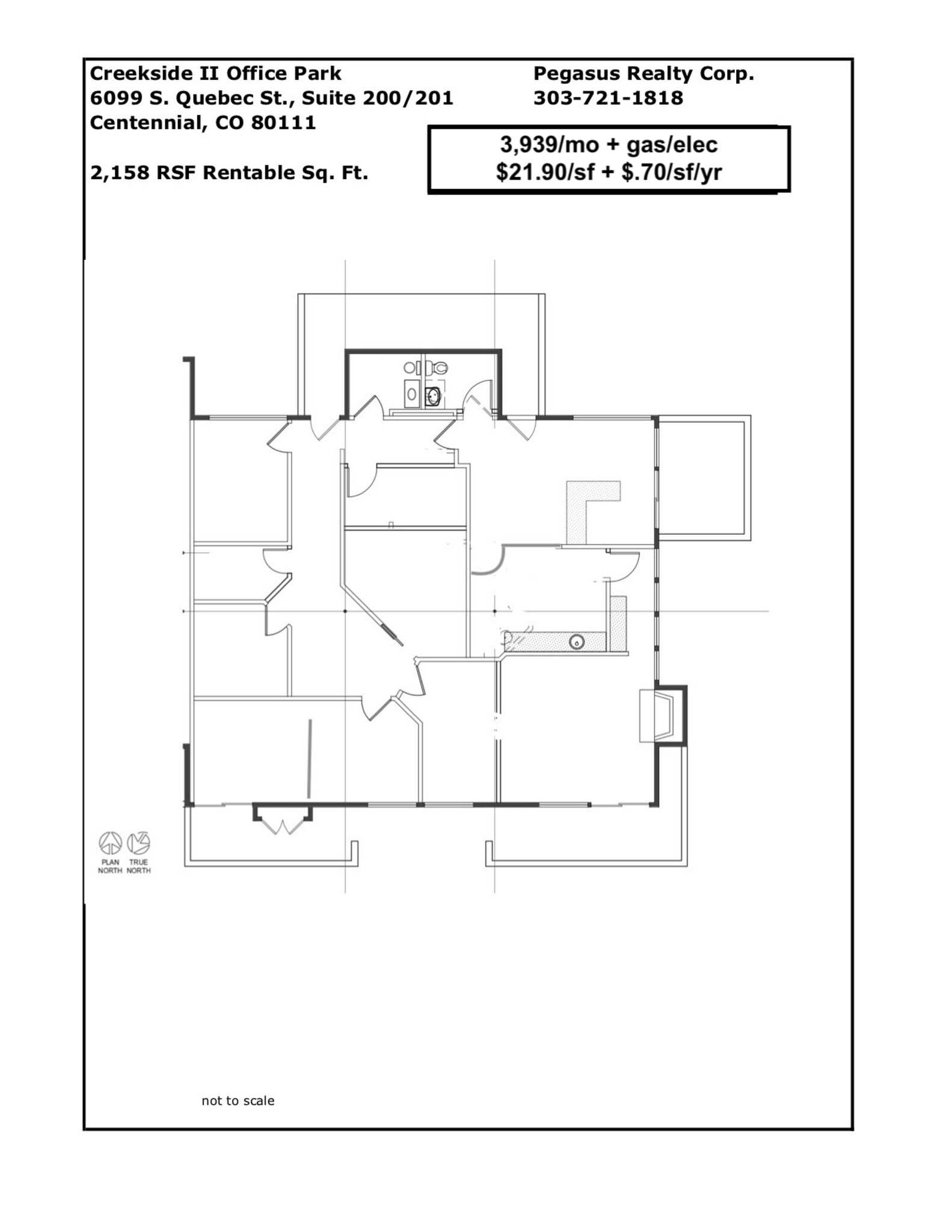 6053-6099 S Quebec St, Englewood, CO à louer Plan d’étage- Image 1 de 1