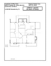 6053-6099 S Quebec St, Englewood, CO à louer Plan d’étage- Image 1 de 1