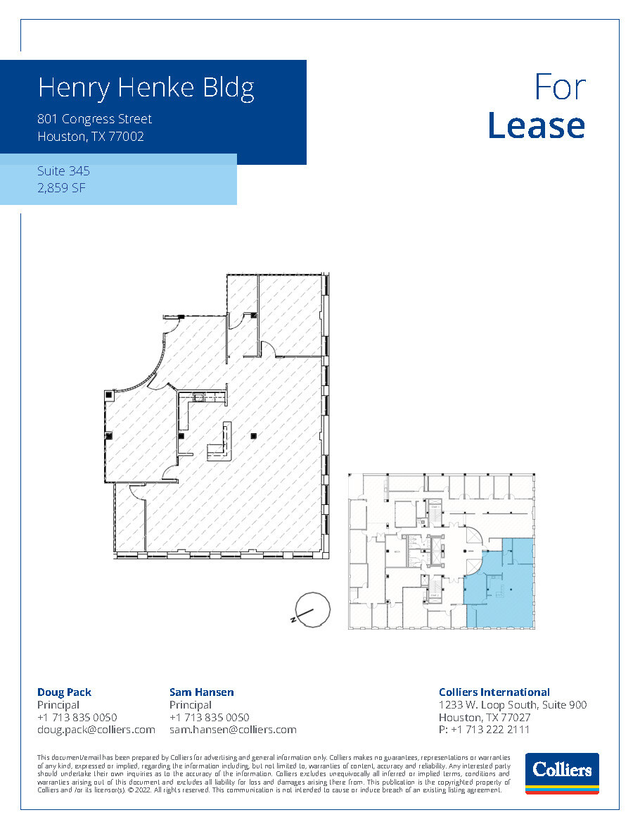 801 Congress St, Houston, TX for lease Floor Plan- Image 1 of 1