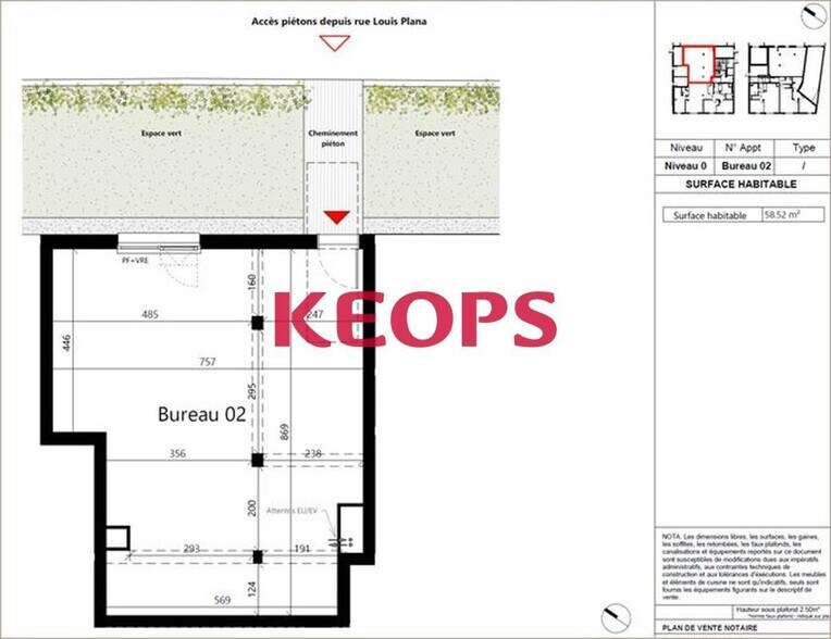 147 Rue Louis Plana, Toulouse for sale - Floor Plan - Image 3 of 6
