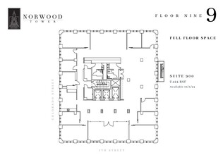 114 W 7th St, Austin, TX à louer Plan d’étage- Image 1 de 1