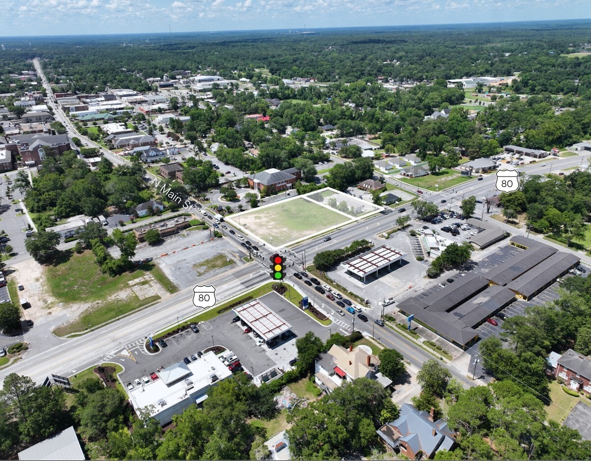 205 N Main St, Statesboro, GA for sale Aerial- Image 1 of 9
