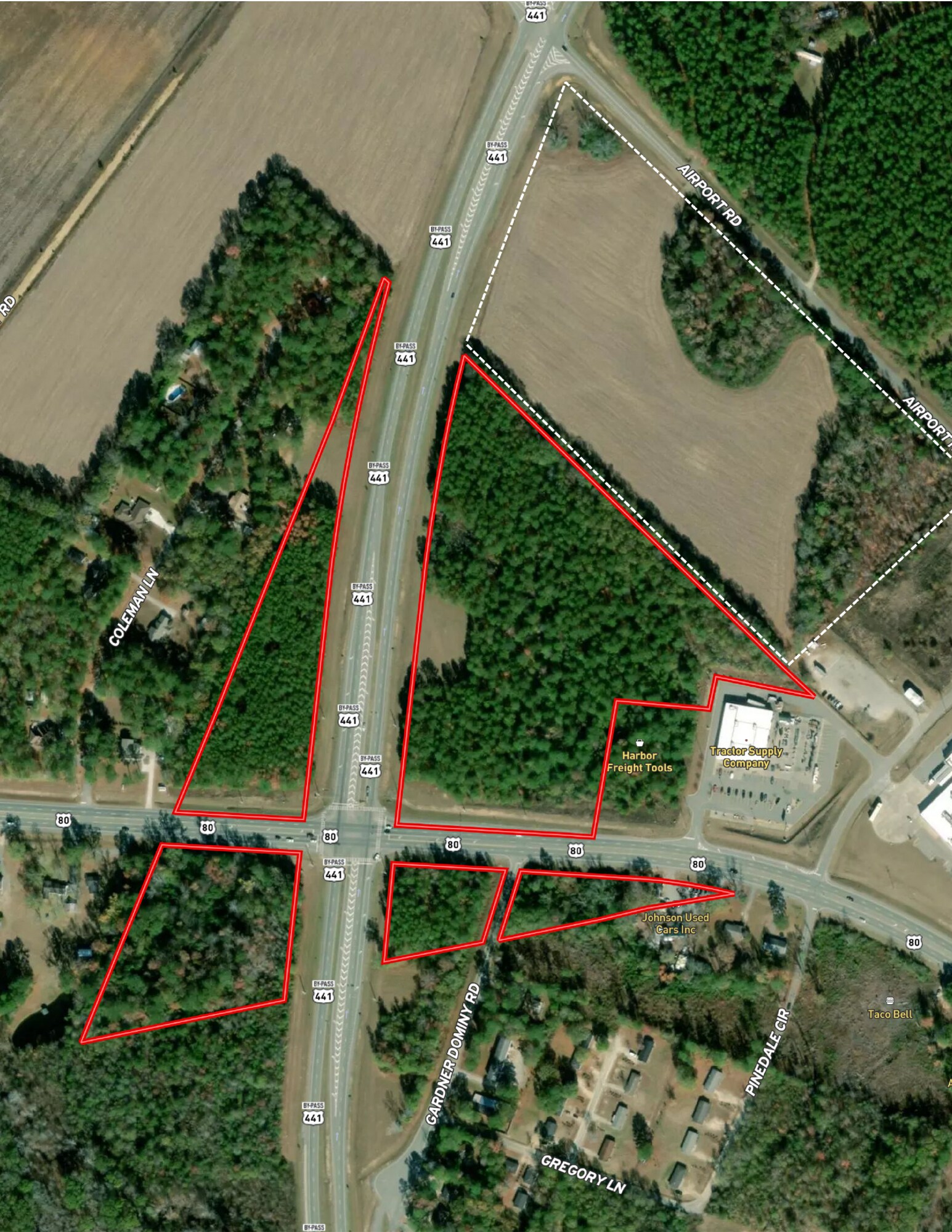 0 W Hwy 80, Dublin, GA à vendre Aérien- Image 1 de 4
