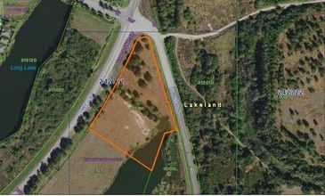 Combee Rd, Lakeland, FL - AÉRIEN Vue de la carte