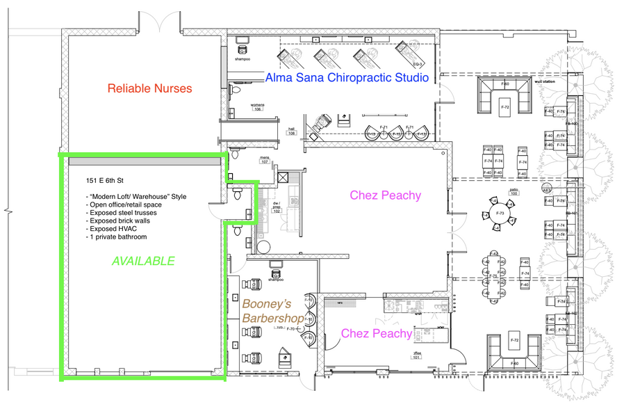 151 E 6th St, Tucson, AZ for lease - Floor Plan - Image 2 of 4