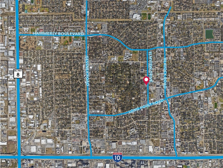 1611 Elmview Dr, Houston, TX for sale - Aerial - Image 2 of 16