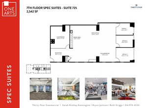 1722 Routh St, Dallas, TX à louer Plan d’étage- Image 1 de 1