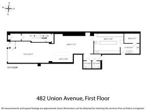 482 Union Ave, Brooklyn, NY for lease Floor Plan- Image 1 of 1