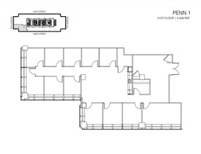 PENN 1, New York, NY à louer Plan d’étage- Image 1 de 2