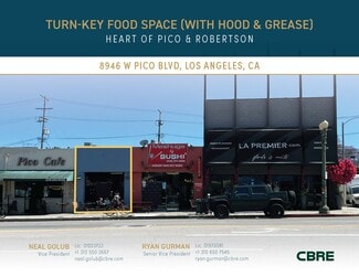 Plus de détails pour 8946-8948 W Pico Blvd, Los Angeles, CA - Commerce de détail à louer