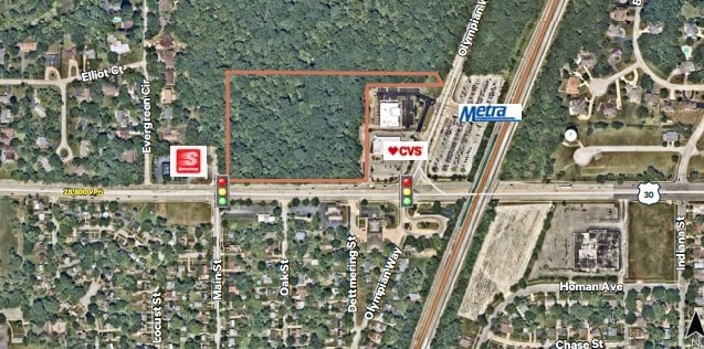 21000 Olympian Way, Olympia Fields, IL à vendre - Aérien - Image 2 de 2