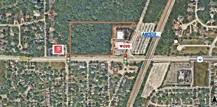 21000 Olympian Way, Olympia Fields, IL - AERIAL  map view