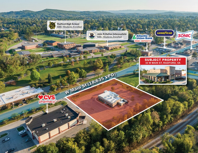 34 W Main St, Radford, VA for lease - Building Photo - Image 1 of 24