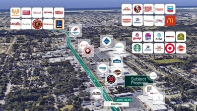 794 Beal Pky N, Fort Walton Beach, FL - AÉRIEN  Vue de la carte - Image1