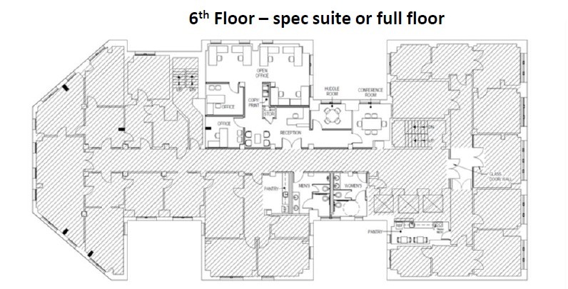 910 17th St NW, Washington, DC à louer Plan d’étage- Image 1 de 2