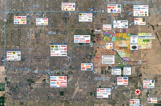 NWC Ocotillo & Meridian, Queen Creek, AZ - AERIAL  map view - Image1