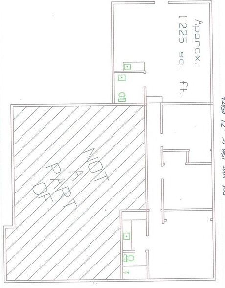 42450 12th St W, Lancaster, CA for lease - Floor Plan - Image 3 of 4