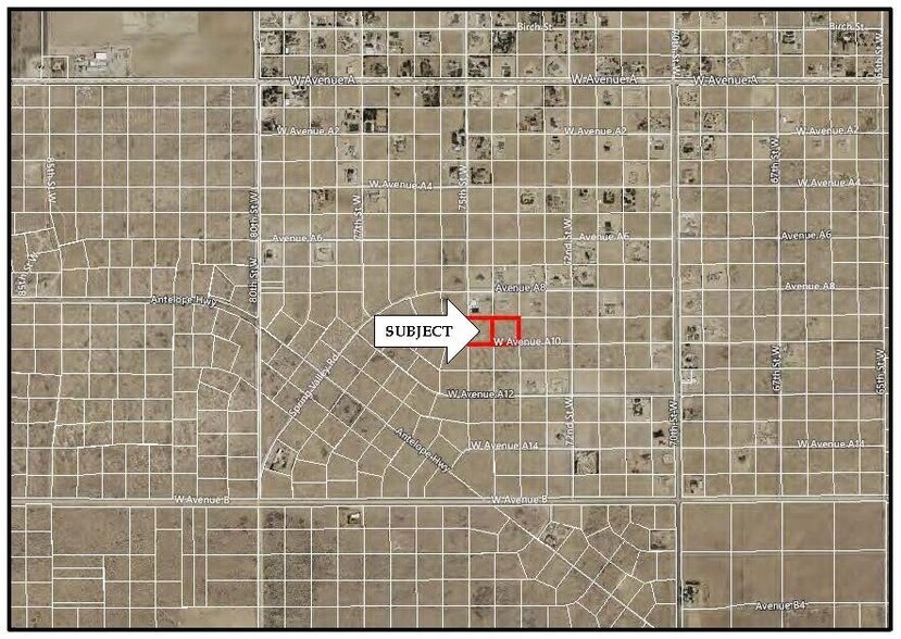 West Avenue A 10, Lancaster, CA for sale - Aerial - Image 2 of 3