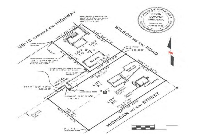 13600 Wilson Rd, New Buffalo, MI for sale - Plat Map - Image 2 of 2