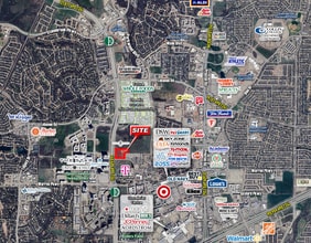 N Dallas Pky, Frisco, TX - AERIAL  map view