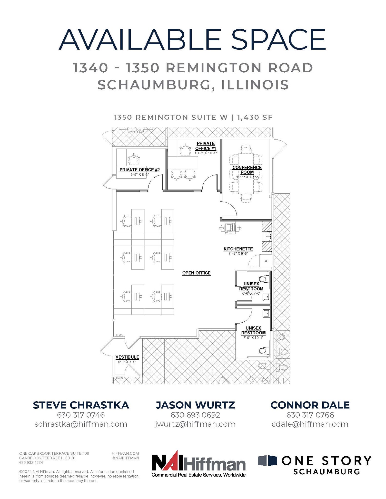 1305 Remington Rd, Schaumburg, IL à louer Plan d  tage- Image 1 de 2