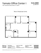 999-1001 W Yamato Rd, Boca Raton, FL à louer Plan d’étage- Image 2 de 12