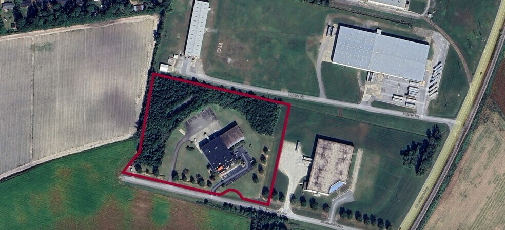 104 Commercial Ave, Mount Olive, NC à vendre - Aérien - Image 2 de 3