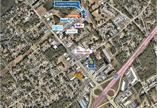 1025 Commercial Dr, Brunswick, GA - Aérien  Vue de la carte