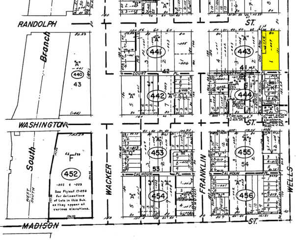 205 W Randolph St, Chicago, IL for sale Plat Map- Image 1 of 1