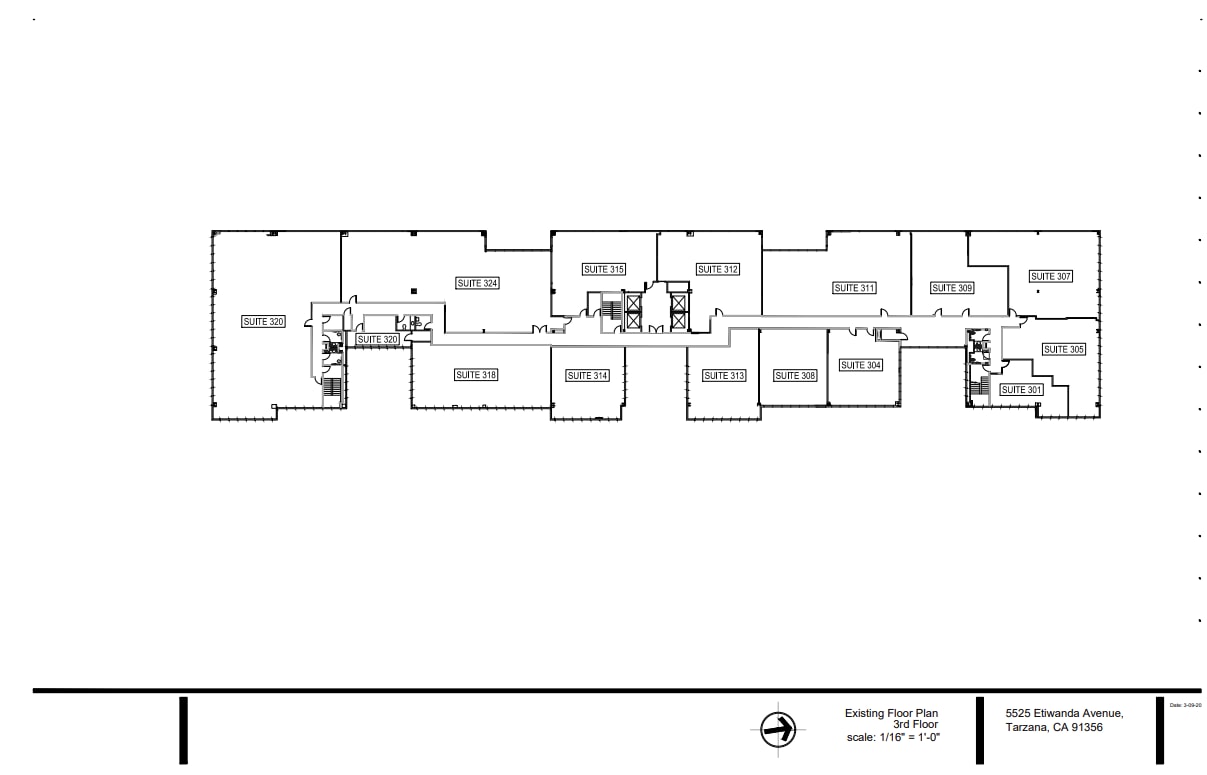 5525 Etiwanda Ave, Tarzana, CA for lease Floor Plan- Image 1 of 2