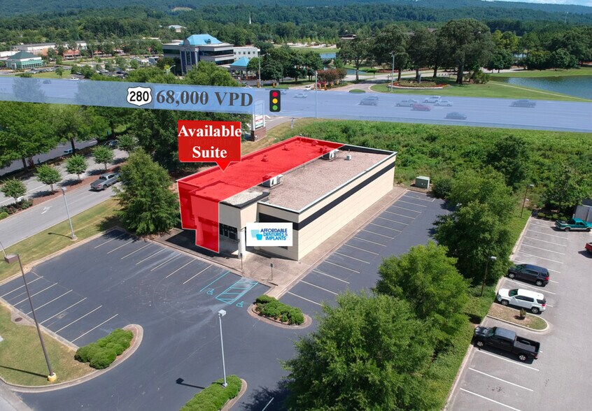 5291 Hwy 280 S, Birmingham, AL à louer - Aérien - Image 2 de 4