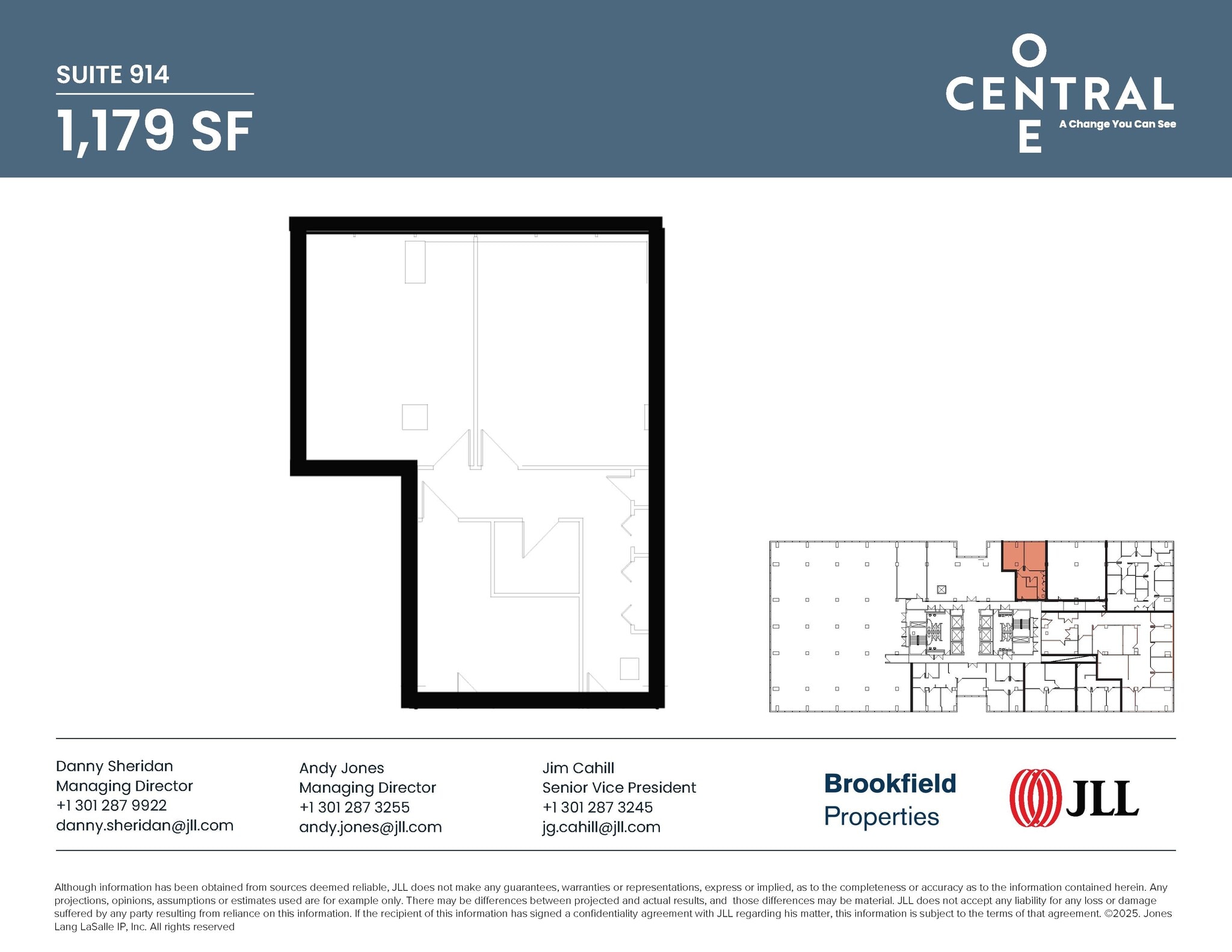 11300 Rockville Pike, North Bethesda, MD à louer Plan d’étage- Image 1 de 2