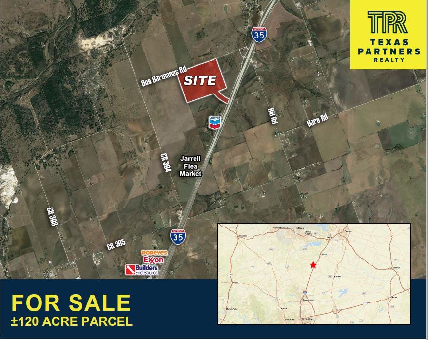 I-35 & DOS HERMANAS, Jarrell, TX for sale Building Photo- Image 1 of 5