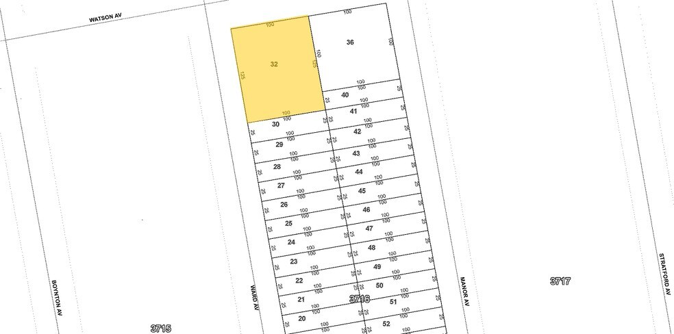 1566 Watson Ave, Bronx, NY à louer - Plan cadastral - Image 3 de 5
