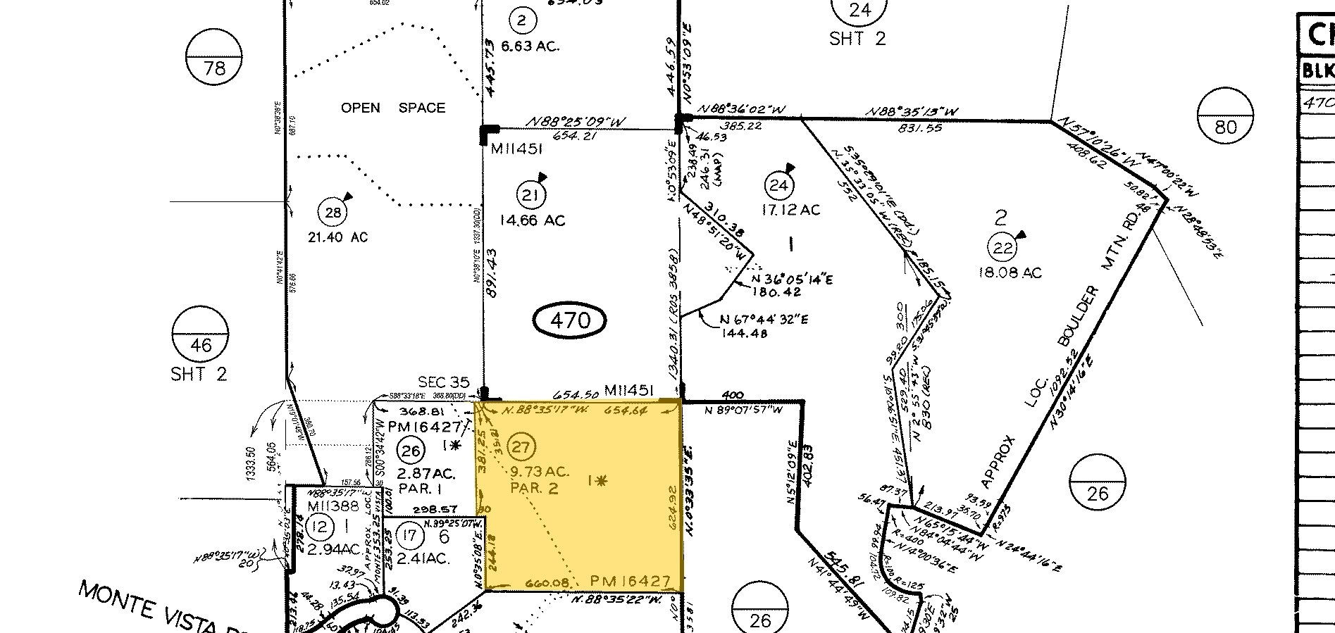 12742 Monte Vista Rd, Poway, CA for sale Plat Map- Image 1 of 3