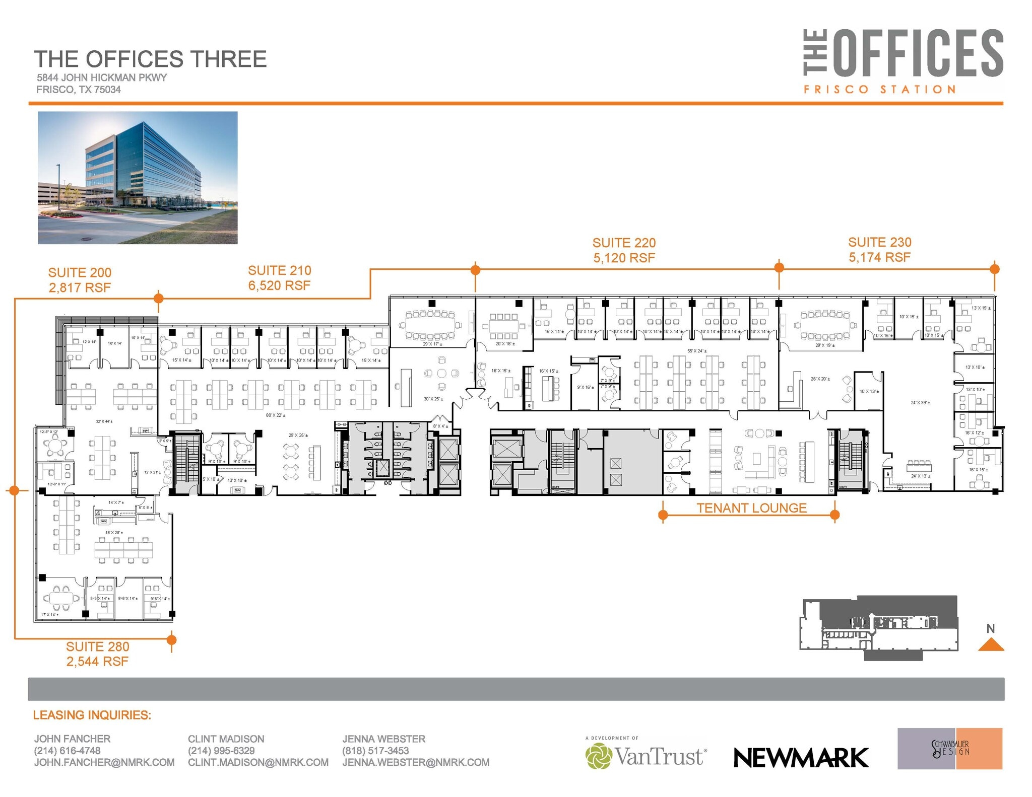 6160 Warren Pky, Frisco, TX à louer Plan d’étage- Image 1 de 2