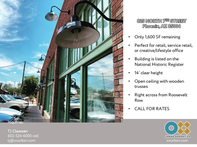 825 N 7th St, Phoenix, AZ for lease - Building Photo - Image 2 of 13