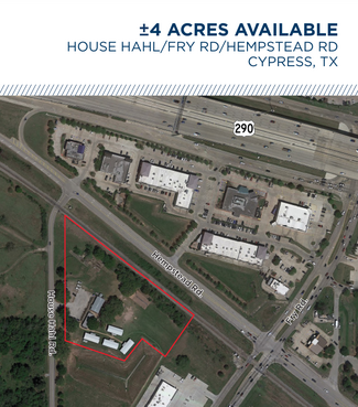 Plus de détails pour House Hahl/Fry Rd/Hempstead Rd, Cypress, TX - Terrain à vendre