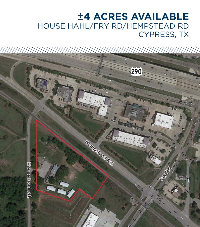 House Hahl/Fry Rd/Hempstead Rd, Cypress, TX à vendre Photo du bâtiment- Image 1 de 4