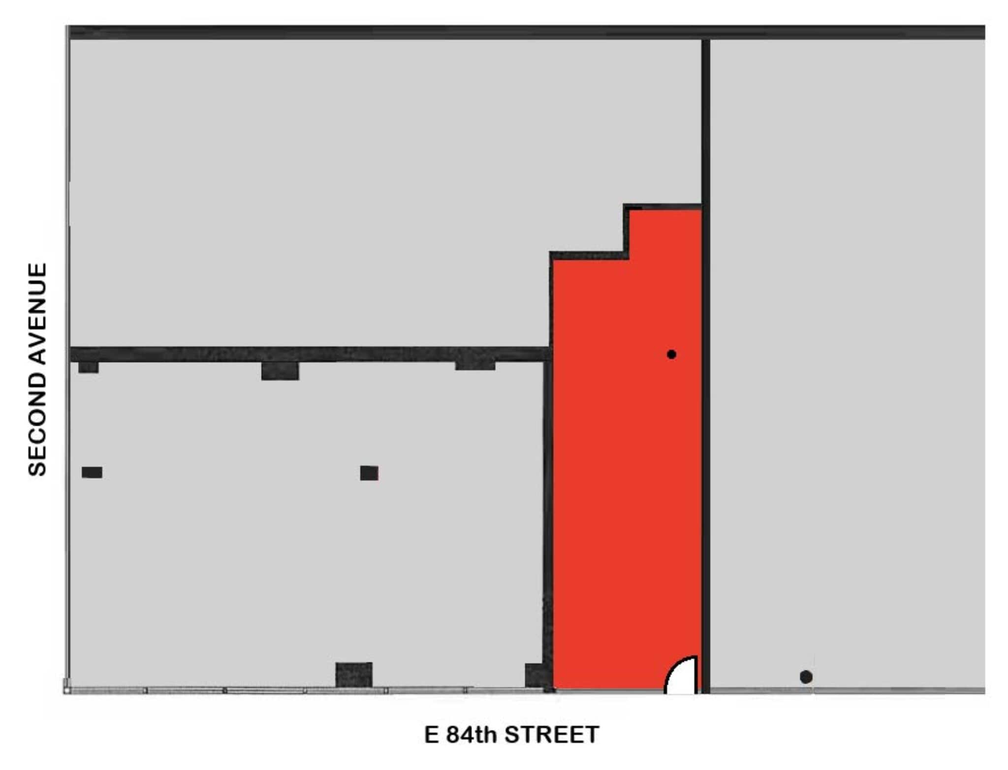 244-252 E 84TH St, New York, NY à louer Plan de site- Image 1 de 2