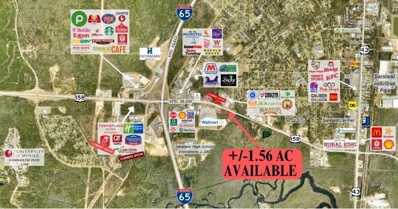 Industrial Pky, Saraland, AL for sale Building Photo- Image 1 of 2