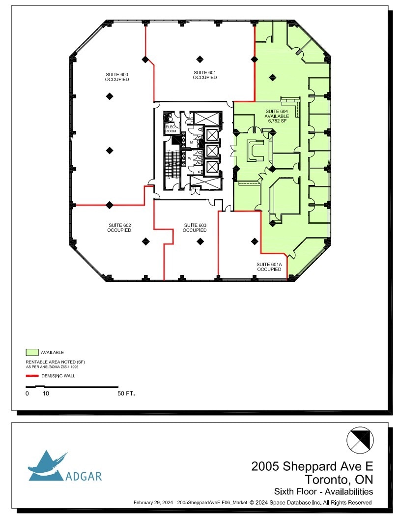 2001 Sheppard Ave E, Toronto, ON for lease Floor Plan- Image 1 of 1