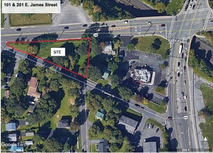 James St, De Witt, NY - aerial  map view