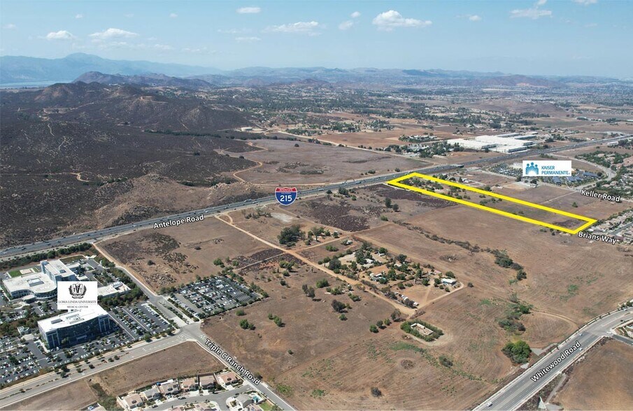 34250 Antelope Rd, Murrieta, CA à vendre - Aérien - Image 3 de 4