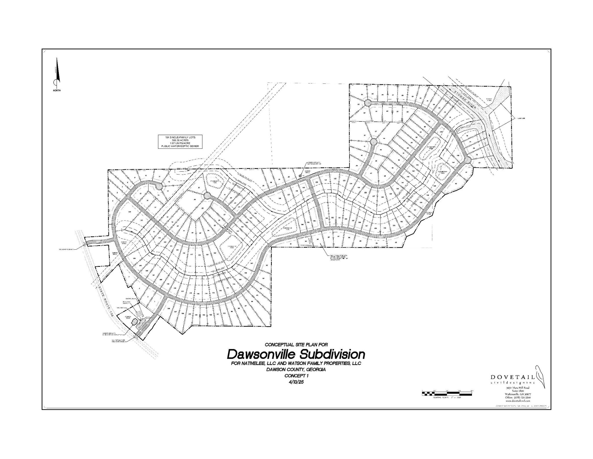 Georgia 136, Dawsonville, GA for sale Site Plan- Image 1 of 2