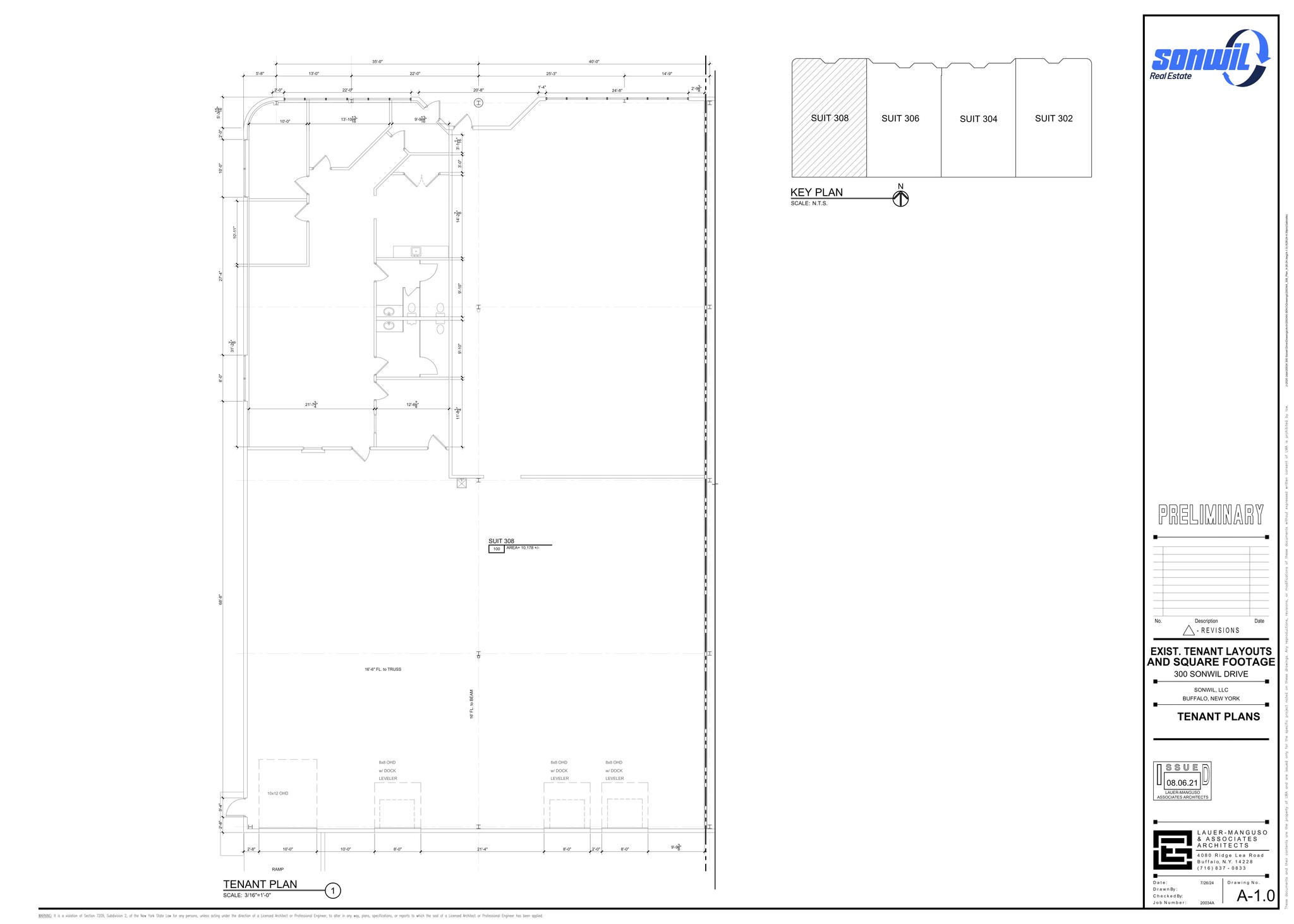 300 Sonwil Dr, Buffalo, NY à louer Plan de site- Image 1 de 1