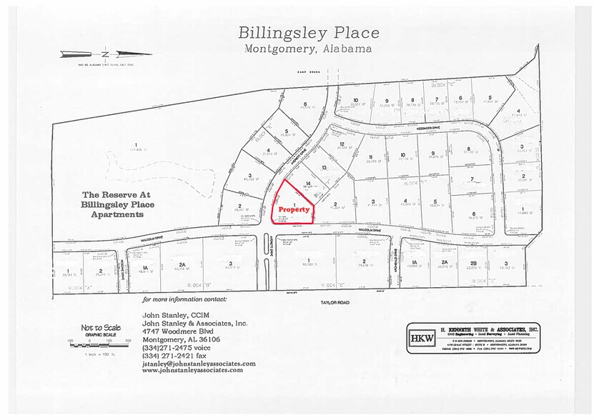 Averiette Dr & Malcolm Dr, Montgomery, AL à vendre - Photo du bâtiment - Image 3 de 6