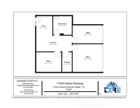 17440 N Dallas Pky, Dallas, TX for lease Floor Plan- Image 1 of 1