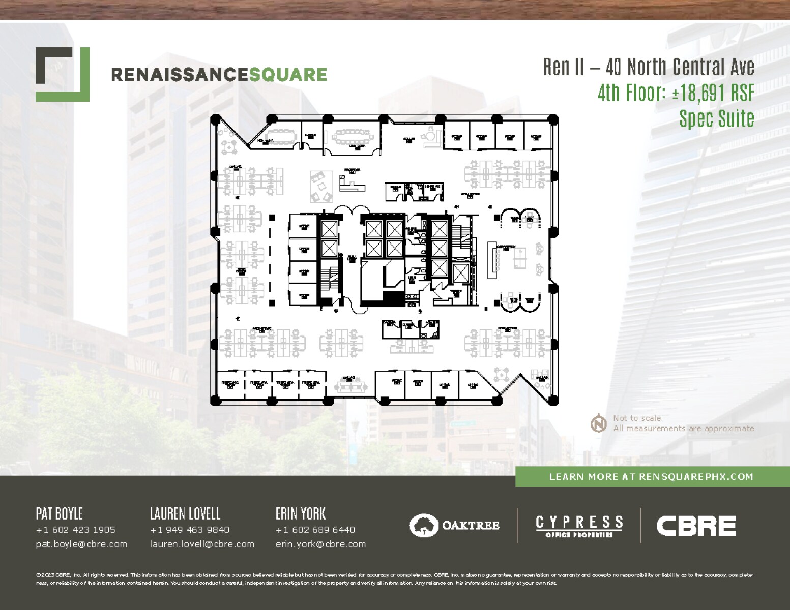 40 N Central Ave, Phoenix, AZ for lease Floor Plan- Image 1 of 1